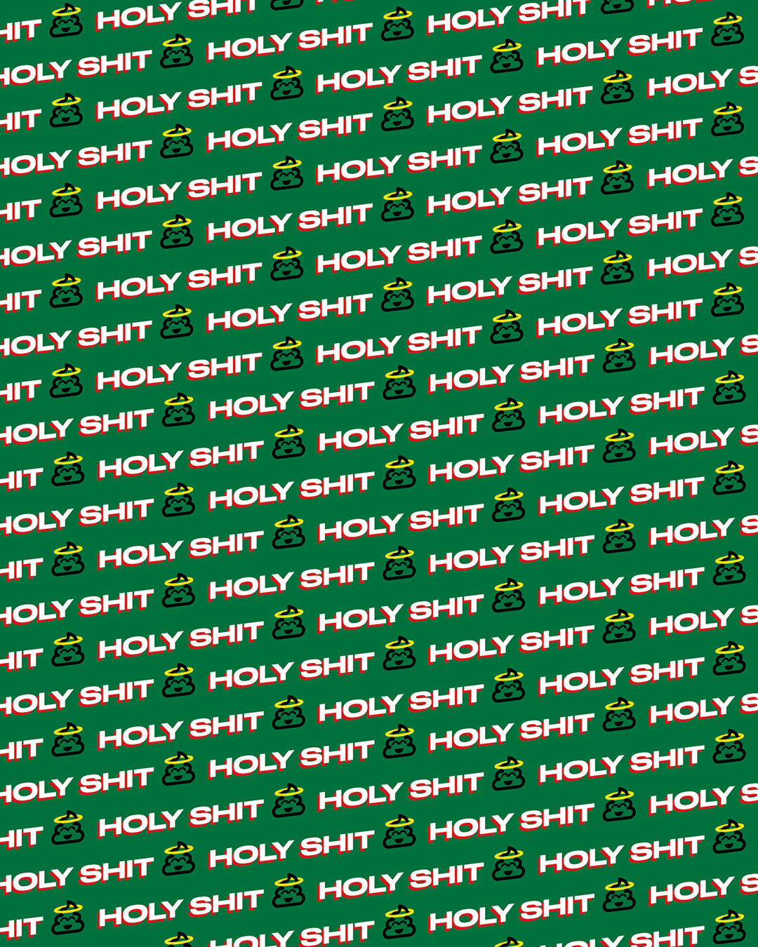 Geschenkpapier „HOLY Shit" Edition - 10 Bögen